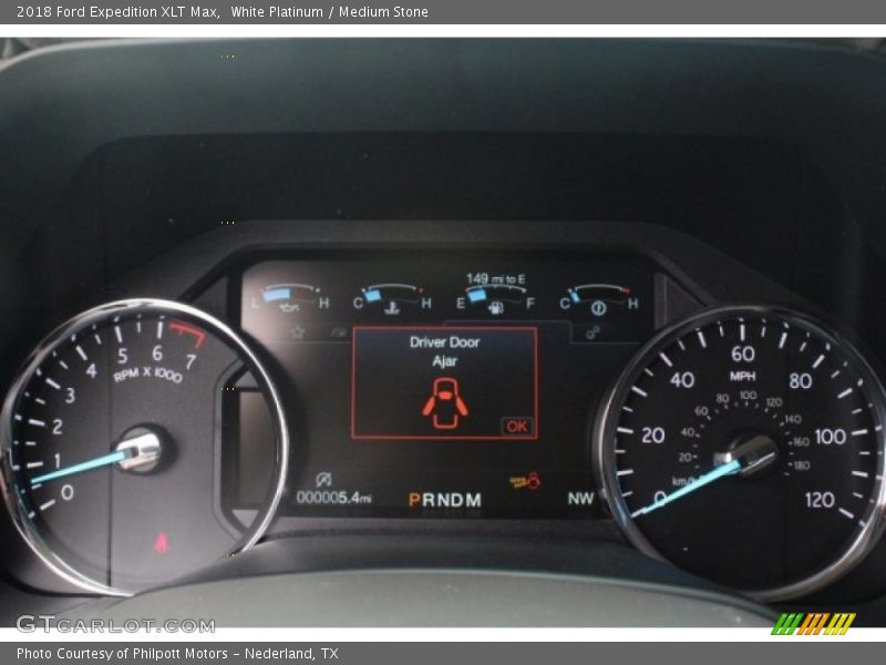 White Platinum / Medium Stone 2018 Ford Expedition XLT Max