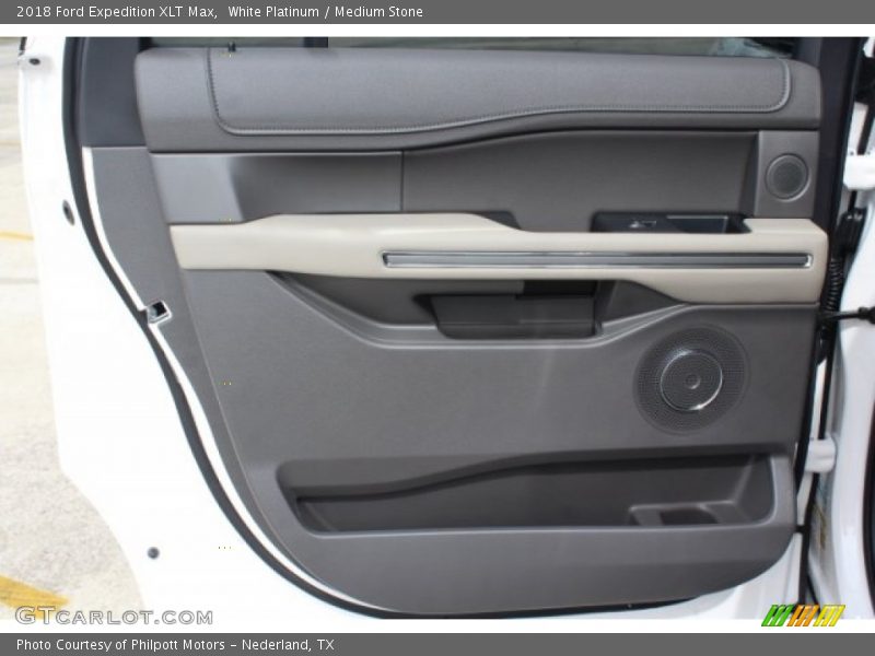 White Platinum / Medium Stone 2018 Ford Expedition XLT Max