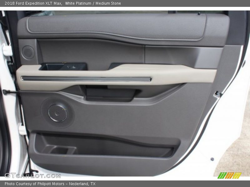 White Platinum / Medium Stone 2018 Ford Expedition XLT Max