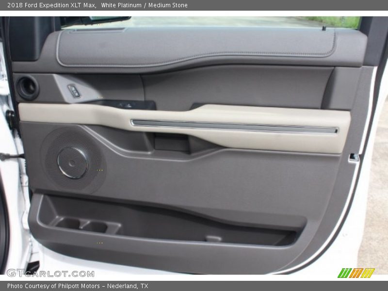 White Platinum / Medium Stone 2018 Ford Expedition XLT Max