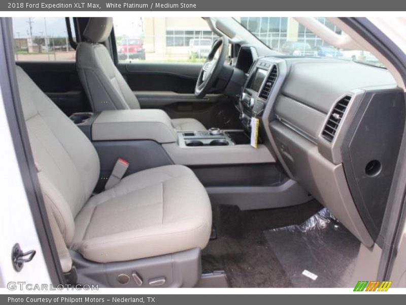 White Platinum / Medium Stone 2018 Ford Expedition XLT Max