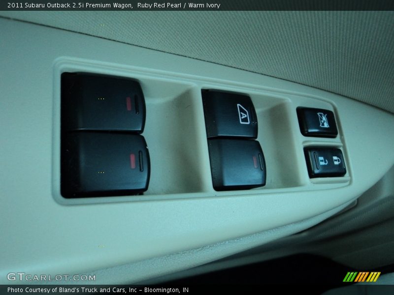 Ruby Red Pearl / Warm Ivory 2011 Subaru Outback 2.5i Premium Wagon