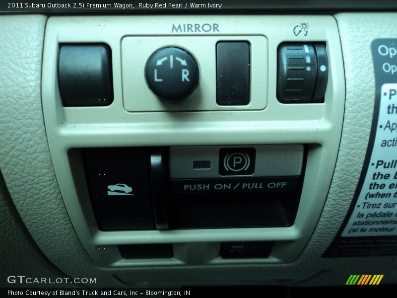 Ruby Red Pearl / Warm Ivory 2011 Subaru Outback 2.5i Premium Wagon