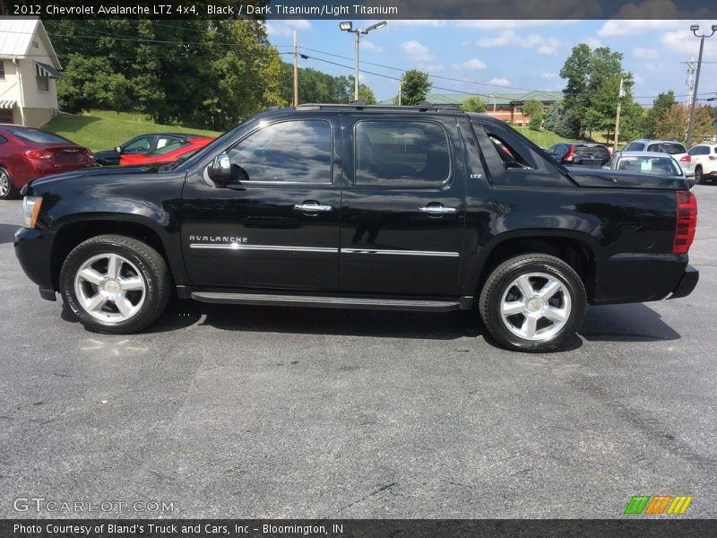 Black / Dark Titanium/Light Titanium 2012 Chevrolet Avalanche LTZ 4x4