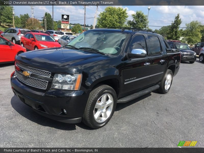 Black / Dark Titanium/Light Titanium 2012 Chevrolet Avalanche LTZ 4x4