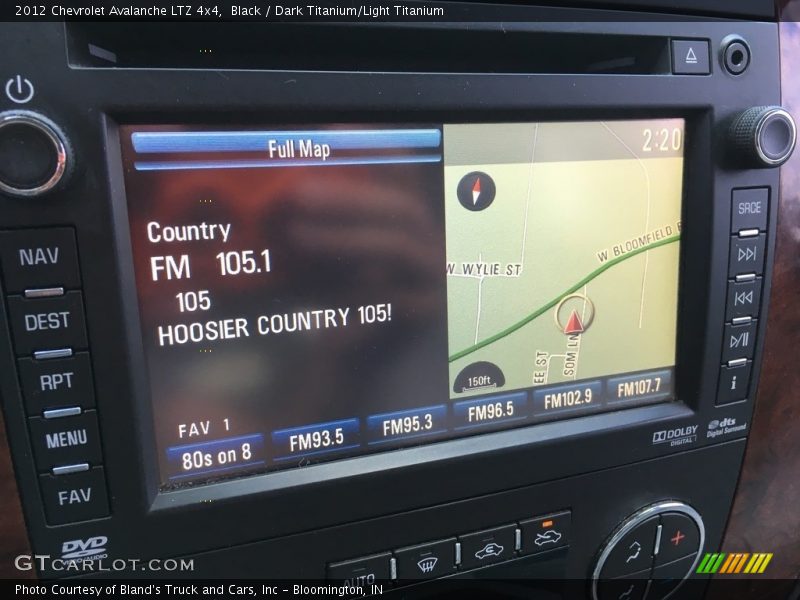 Black / Dark Titanium/Light Titanium 2012 Chevrolet Avalanche LTZ 4x4