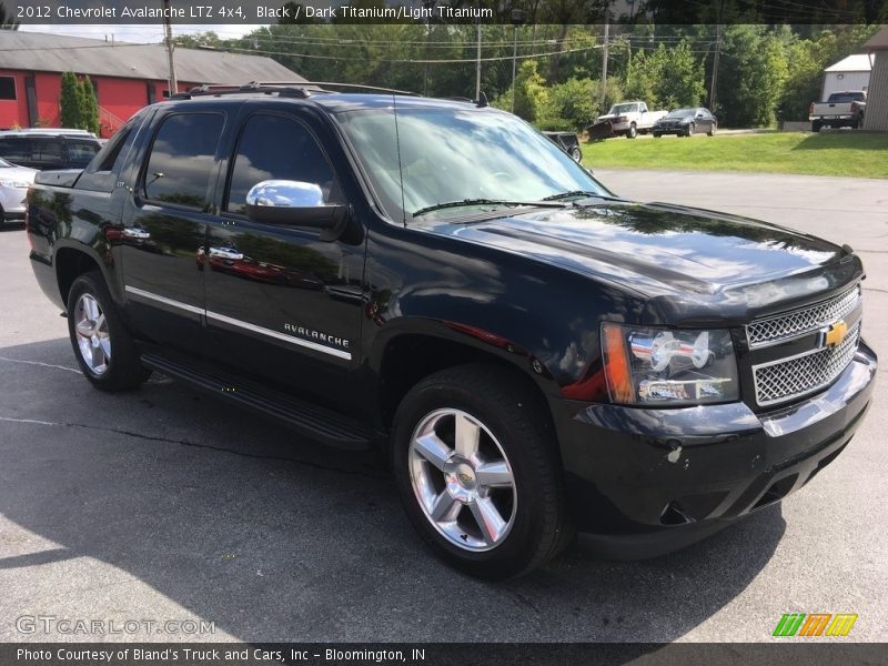 Black / Dark Titanium/Light Titanium 2012 Chevrolet Avalanche LTZ 4x4