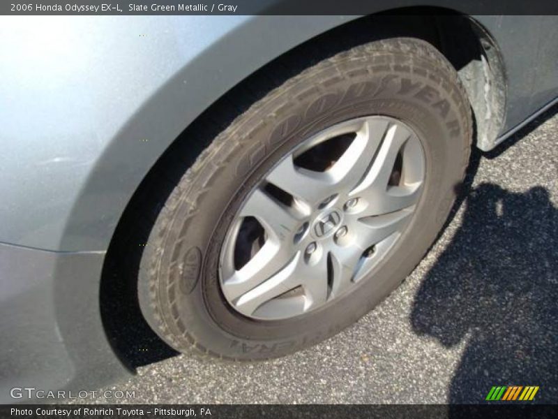 Slate Green Metallic / Gray 2006 Honda Odyssey EX-L