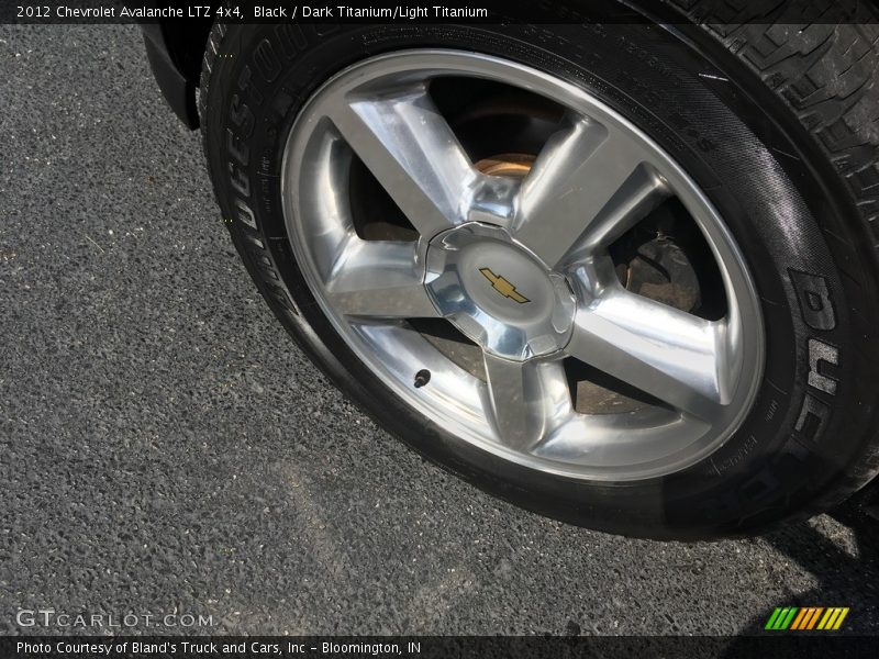 Black / Dark Titanium/Light Titanium 2012 Chevrolet Avalanche LTZ 4x4