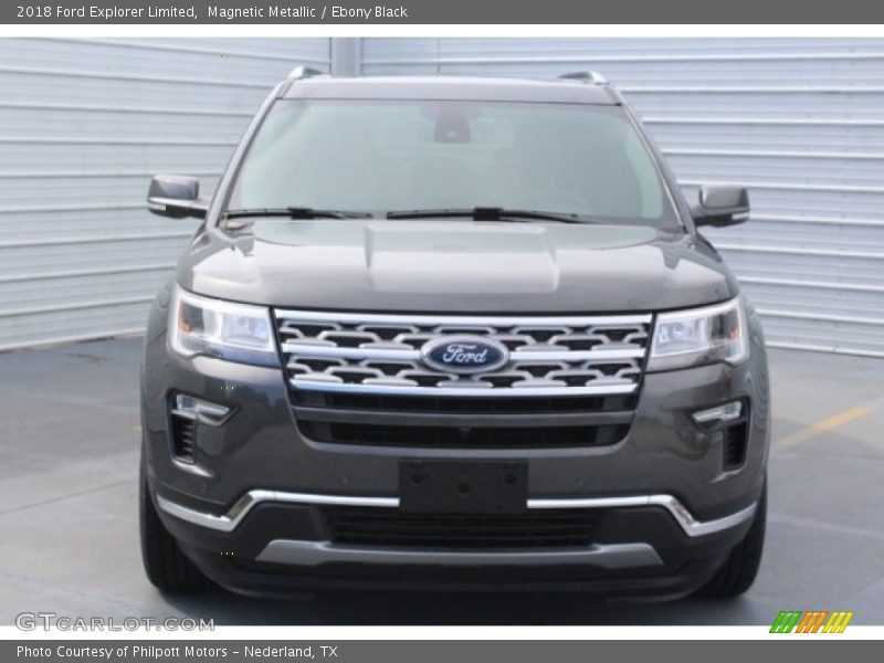 Magnetic Metallic / Ebony Black 2018 Ford Explorer Limited
