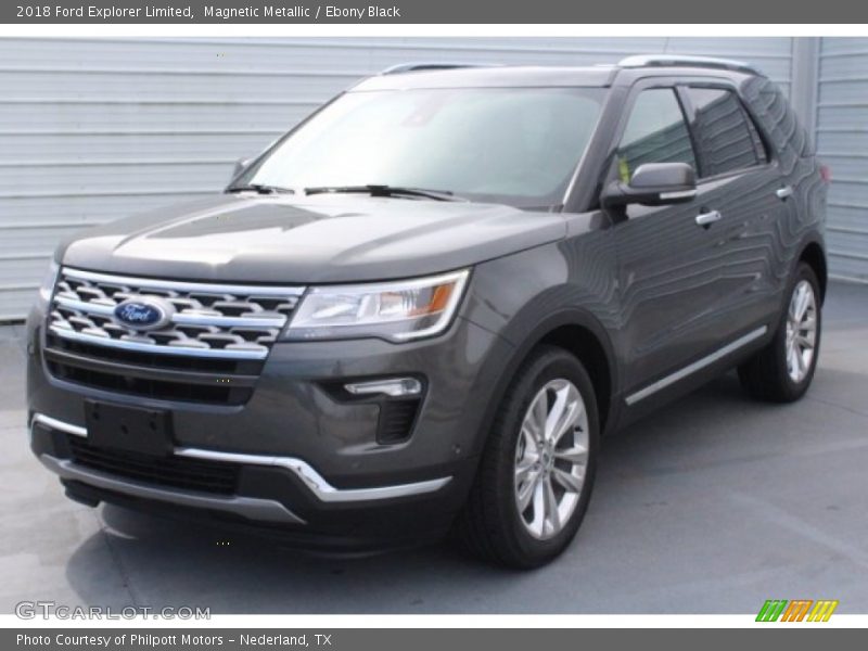 Magnetic Metallic / Ebony Black 2018 Ford Explorer Limited