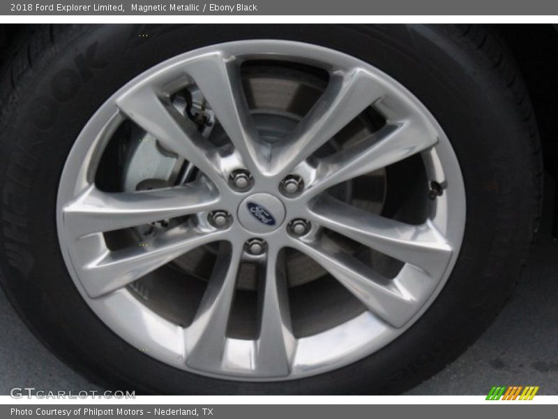 Magnetic Metallic / Ebony Black 2018 Ford Explorer Limited
