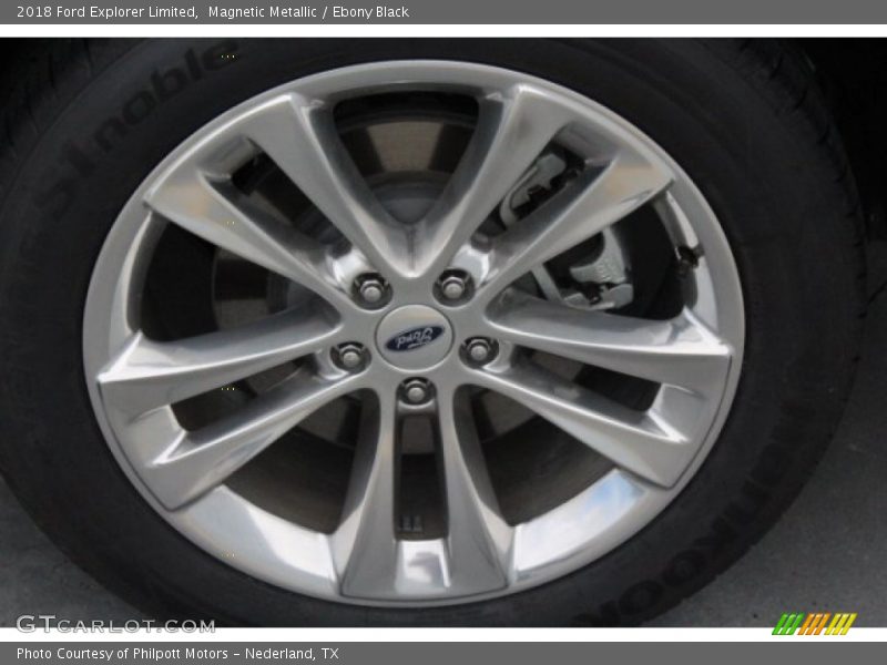 Magnetic Metallic / Ebony Black 2018 Ford Explorer Limited