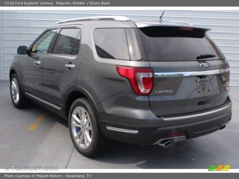 Magnetic Metallic / Ebony Black 2018 Ford Explorer Limited