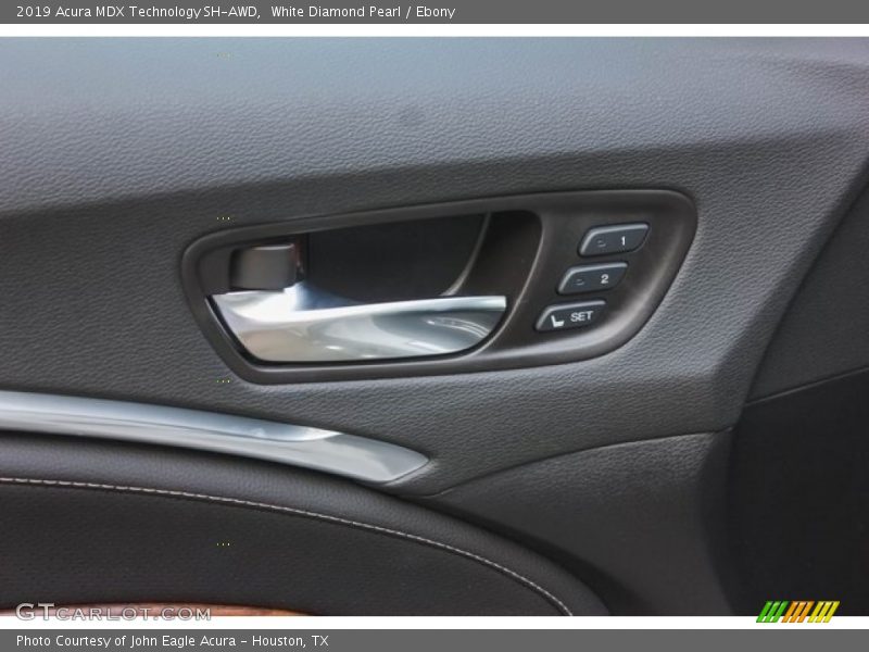 White Diamond Pearl / Ebony 2019 Acura MDX Technology SH-AWD