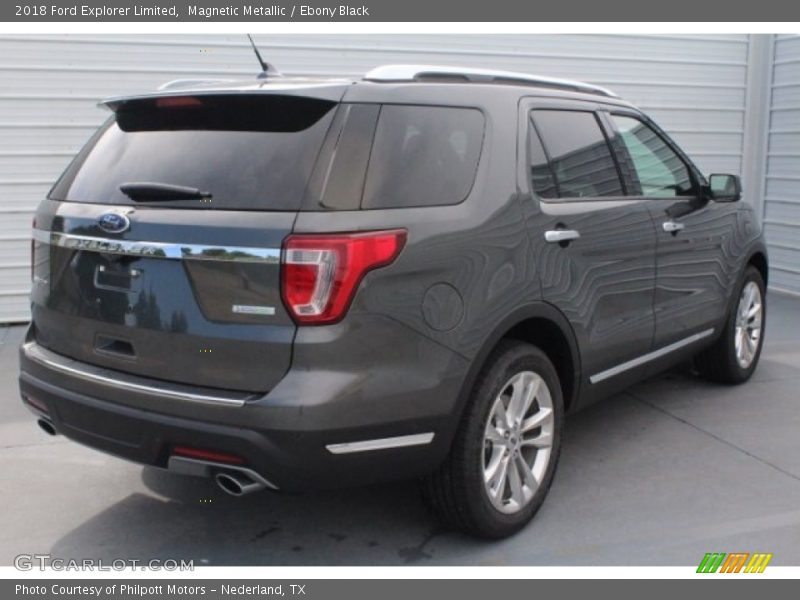 Magnetic Metallic / Ebony Black 2018 Ford Explorer Limited
