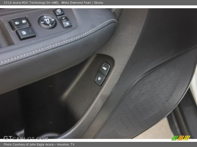White Diamond Pearl / Ebony 2019 Acura MDX Technology SH-AWD