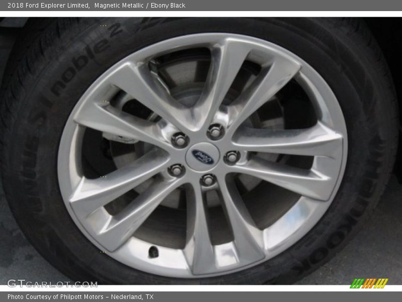 Magnetic Metallic / Ebony Black 2018 Ford Explorer Limited