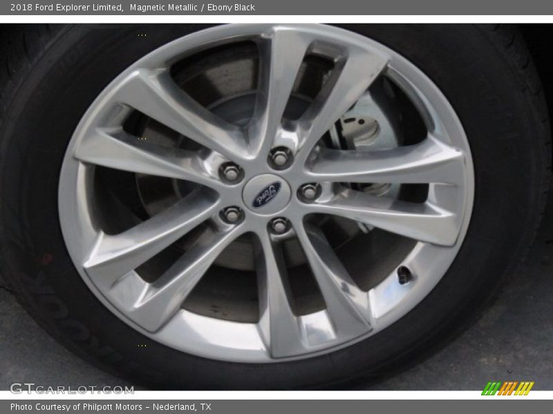 Magnetic Metallic / Ebony Black 2018 Ford Explorer Limited