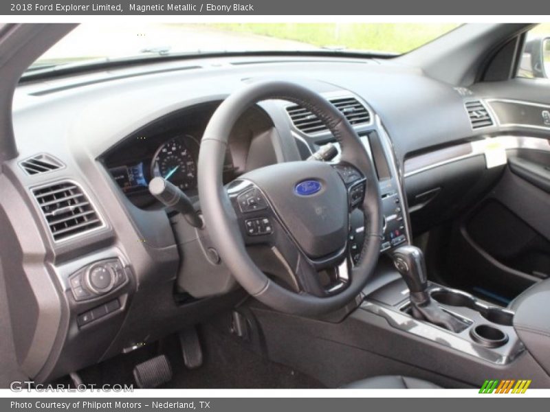 Magnetic Metallic / Ebony Black 2018 Ford Explorer Limited