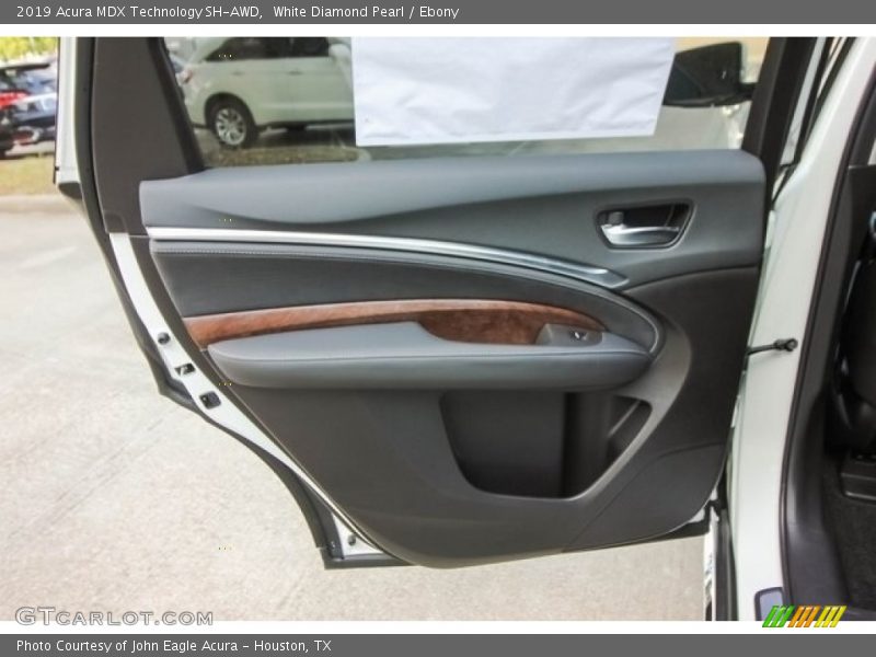 White Diamond Pearl / Ebony 2019 Acura MDX Technology SH-AWD
