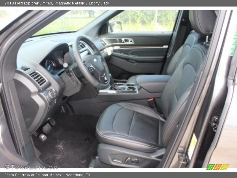Magnetic Metallic / Ebony Black 2018 Ford Explorer Limited