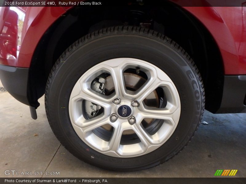 Ruby Red / Ebony Black 2018 Ford EcoSport SE 4WD