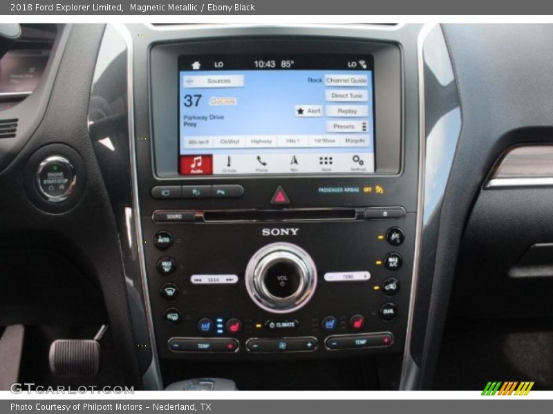 Magnetic Metallic / Ebony Black 2018 Ford Explorer Limited