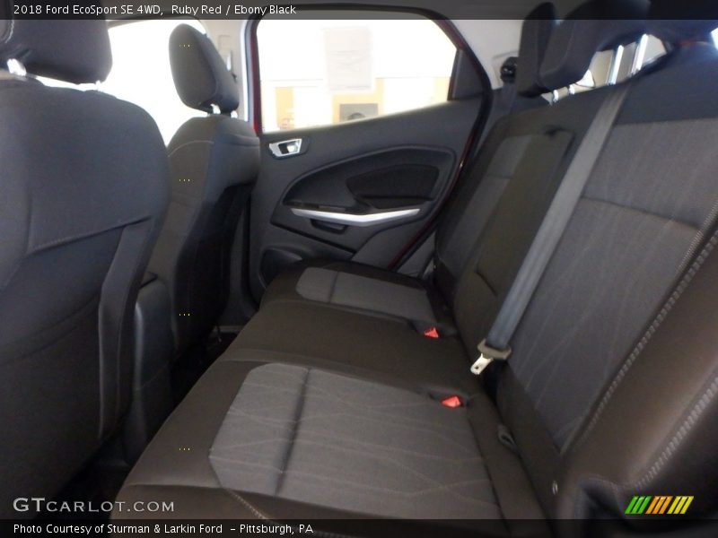 Ruby Red / Ebony Black 2018 Ford EcoSport SE 4WD