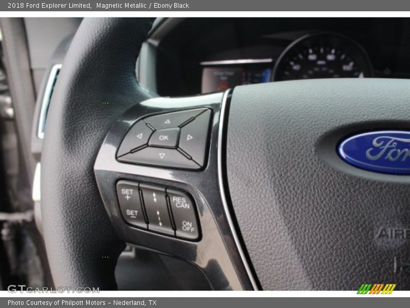 Magnetic Metallic / Ebony Black 2018 Ford Explorer Limited