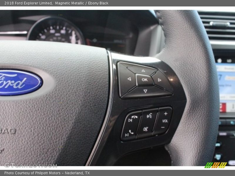 Magnetic Metallic / Ebony Black 2018 Ford Explorer Limited