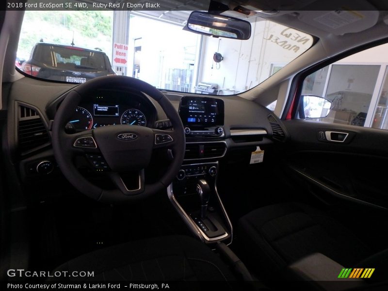 Ruby Red / Ebony Black 2018 Ford EcoSport SE 4WD