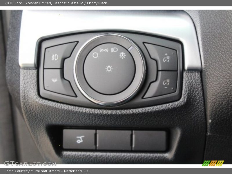 Magnetic Metallic / Ebony Black 2018 Ford Explorer Limited