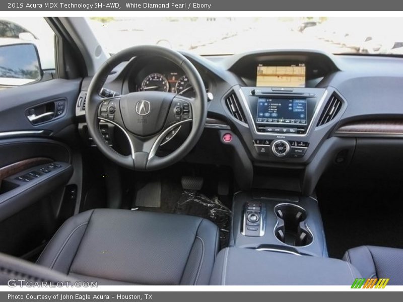 White Diamond Pearl / Ebony 2019 Acura MDX Technology SH-AWD