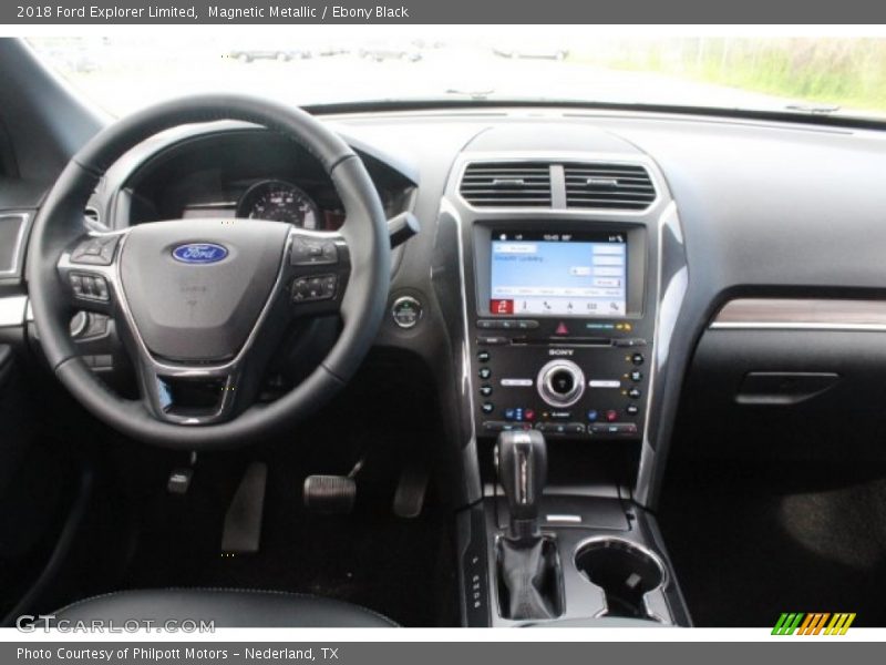 Magnetic Metallic / Ebony Black 2018 Ford Explorer Limited
