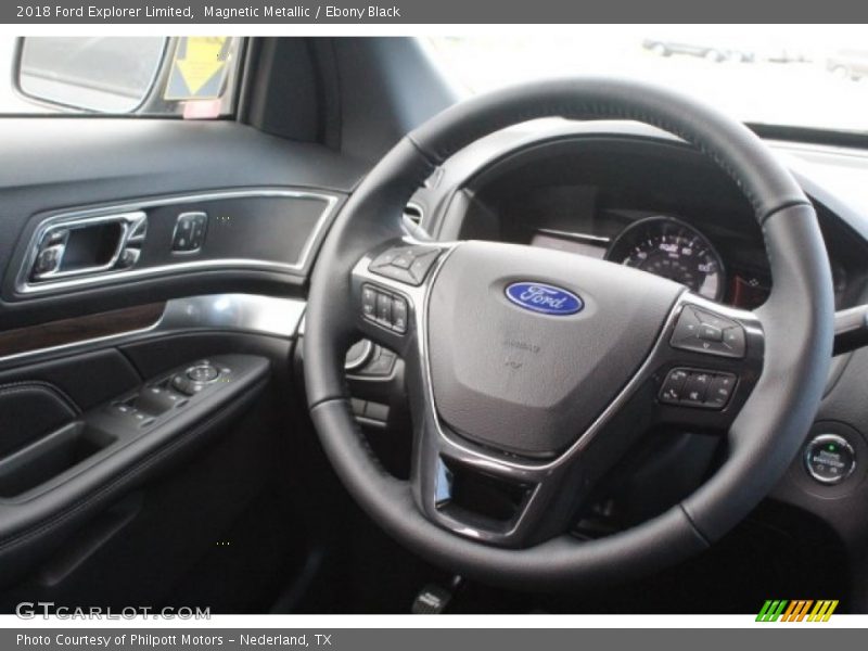 Magnetic Metallic / Ebony Black 2018 Ford Explorer Limited