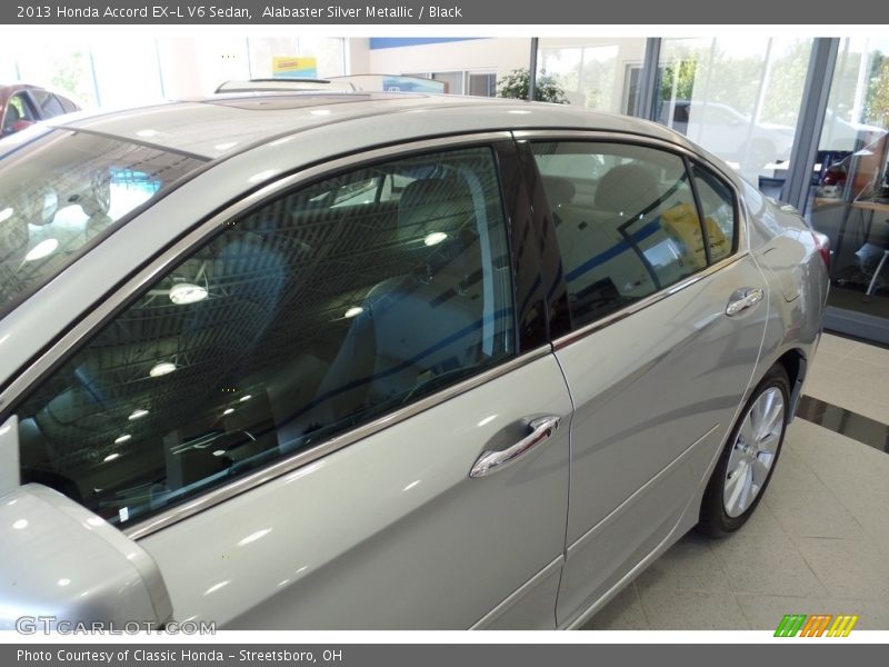 Alabaster Silver Metallic / Black 2013 Honda Accord EX-L V6 Sedan