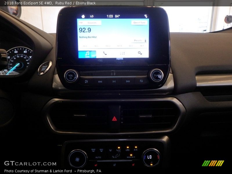 Ruby Red / Ebony Black 2018 Ford EcoSport SE 4WD