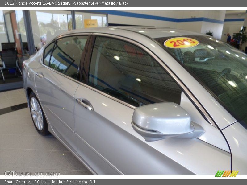 Alabaster Silver Metallic / Black 2013 Honda Accord EX-L V6 Sedan