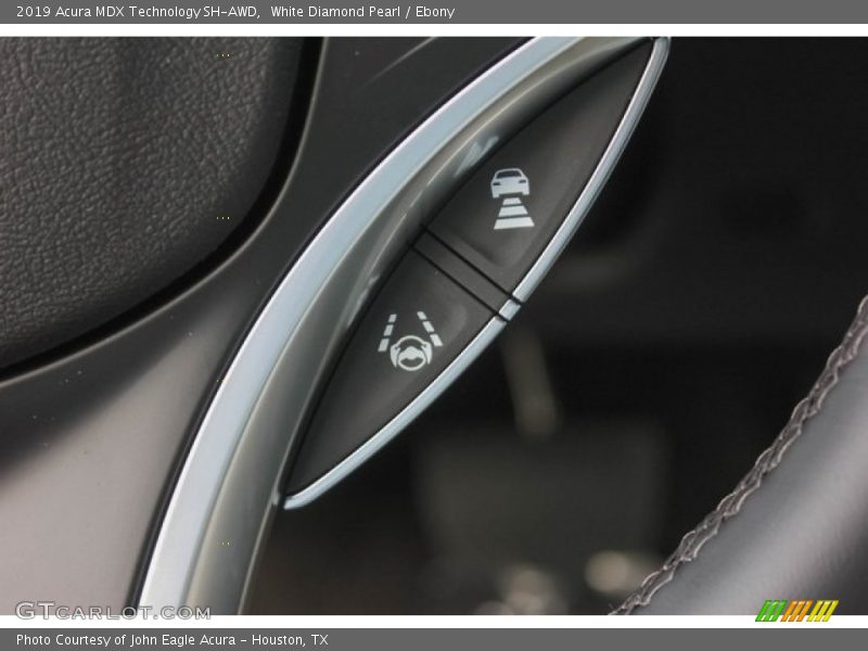 White Diamond Pearl / Ebony 2019 Acura MDX Technology SH-AWD