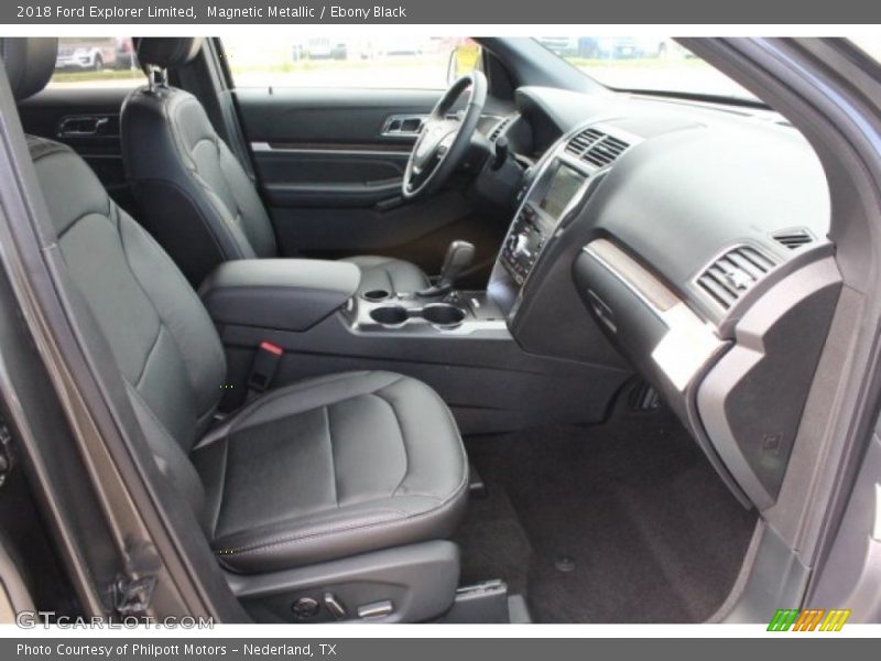 Magnetic Metallic / Ebony Black 2018 Ford Explorer Limited