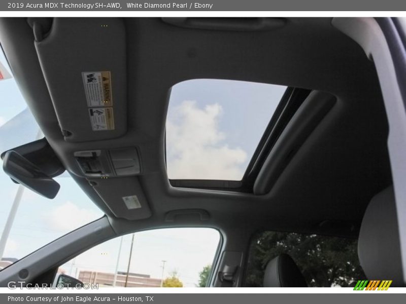 White Diamond Pearl / Ebony 2019 Acura MDX Technology SH-AWD