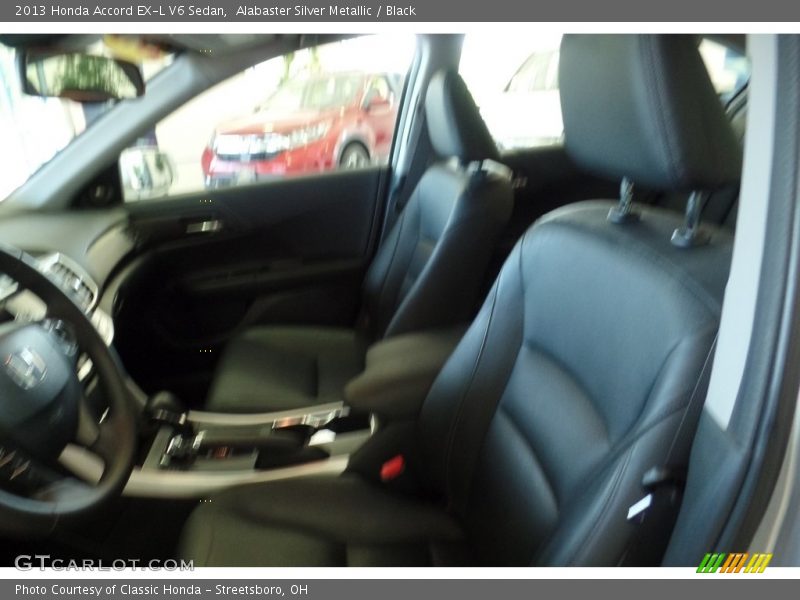 Alabaster Silver Metallic / Black 2013 Honda Accord EX-L V6 Sedan