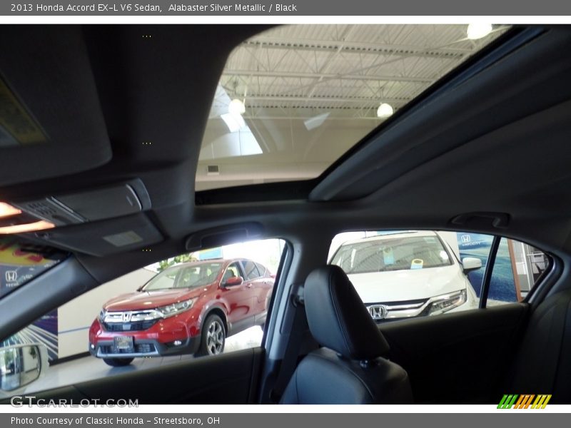 Alabaster Silver Metallic / Black 2013 Honda Accord EX-L V6 Sedan