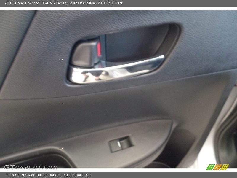 Alabaster Silver Metallic / Black 2013 Honda Accord EX-L V6 Sedan