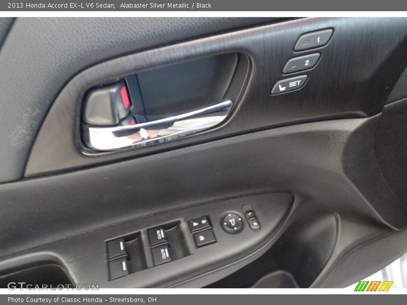 Alabaster Silver Metallic / Black 2013 Honda Accord EX-L V6 Sedan