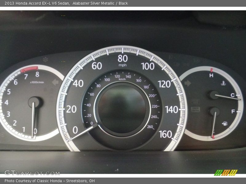 Alabaster Silver Metallic / Black 2013 Honda Accord EX-L V6 Sedan