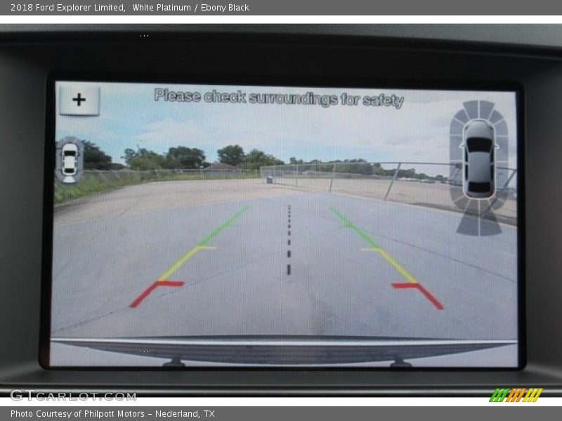 White Platinum / Ebony Black 2018 Ford Explorer Limited