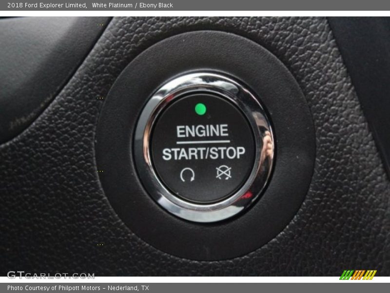 White Platinum / Ebony Black 2018 Ford Explorer Limited