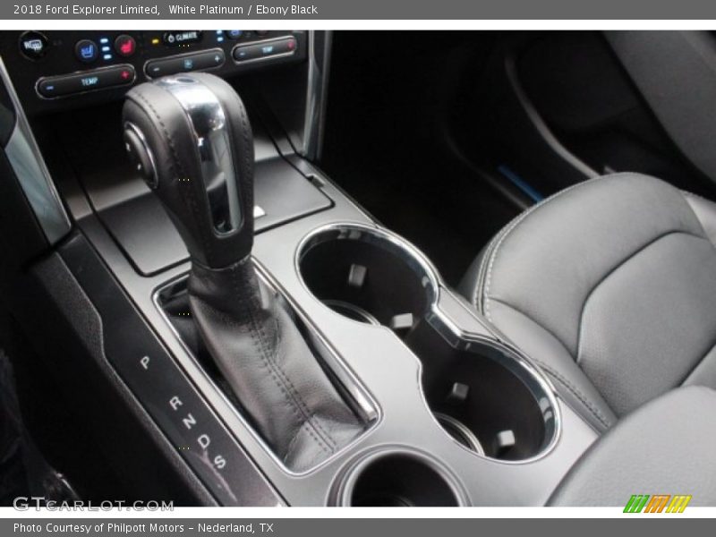 White Platinum / Ebony Black 2018 Ford Explorer Limited